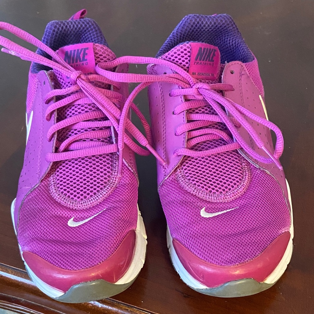 Nike Fuchsia and Purple Sneakers